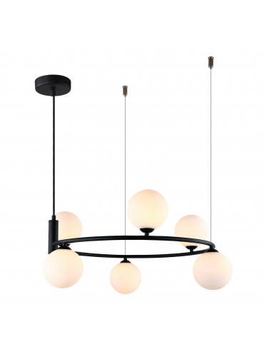 Lampa wisząca Amily MDM-3974/6 BK