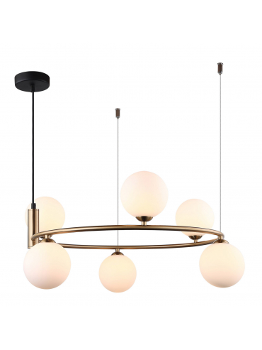 Lampa wisząca Amily MDM-3974/6 BRO