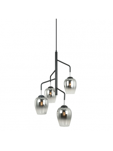 Lampa wisząca Lesla PEN-5359-4-BKCR