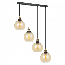 Lampa wisząca Cardena MDM-4330/4 GD+AMB