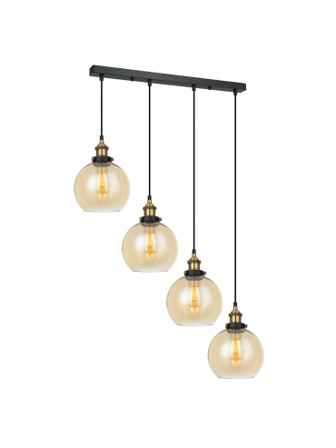 Lampa wisząca Cardena MDM-4330/4 GD+AMB