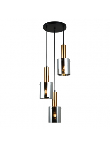 Lampa wisząca Sardo PND-5581-3A-BRO+SG
