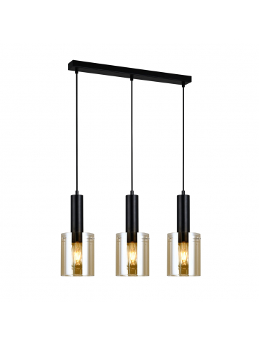 Lampa wisząca Sardo PND-5581-3-BK+AMB