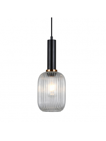 Lampa wisząca Antiola PND-5588-1M-BK+CL