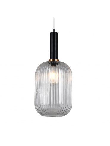 Lampa wisząca Antiola PND-5588-1L-BK+CL