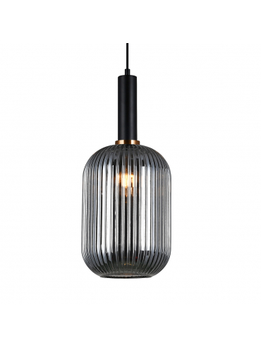 Lampa wisząca Antiola PND-5588-1L-BK+SG