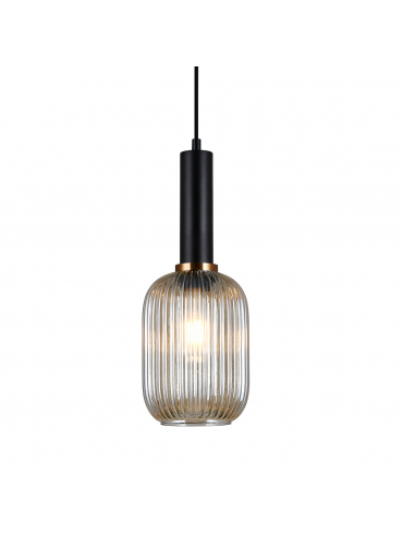 Lampa wisząca Antiola PND-5588-1M-BK+AMB