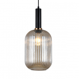 Lampa wisząca Antiola PND-5588-1L-BK+AMB