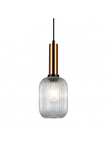 Lampa wisząca Antiola PND-5588-1M-BRO+CL