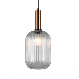 Lampa wisząca Antiola PND-5588-1L-BRO+CL