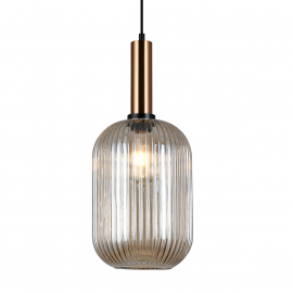 Lampa wisząca Antiola PND-5588-1L-BRO+AMB