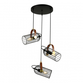 Lampa wisząca Antoin PND-2445-3-BK
