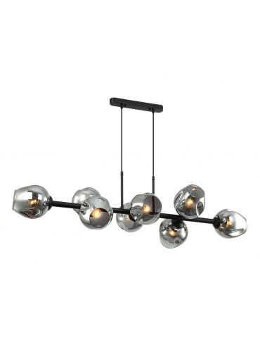 Lampa wisząca Borgo PND-30843-8 BK+SG