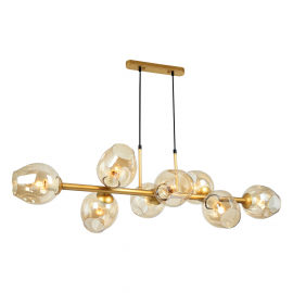 Lampa wisząca Borgo PND-30843-8 GD+AMB