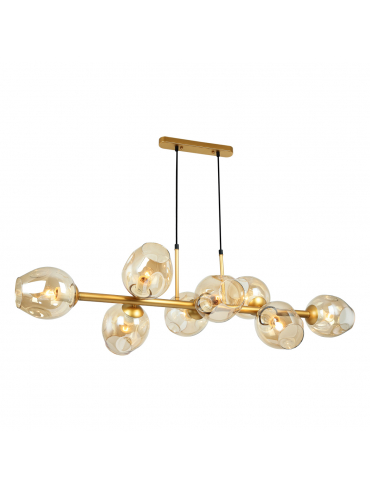 Lampa wisząca Borgo PND-30843-8 GD+AMB