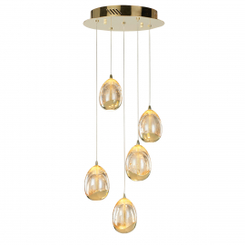 Lampa wisząca Huelto PND-22112132-5A-CHPN