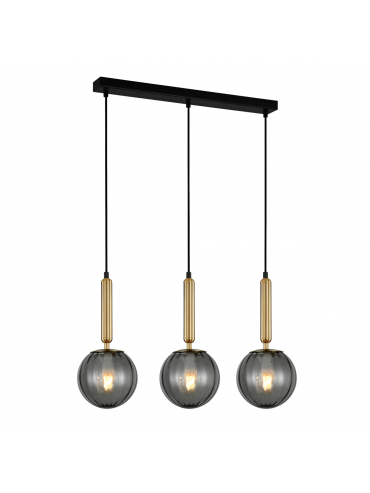 Lampa wisząca Ravena PND-2324-3L BRO+SG