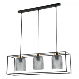 Lampa wisząca Sinella PND-23231-3-BK+SG