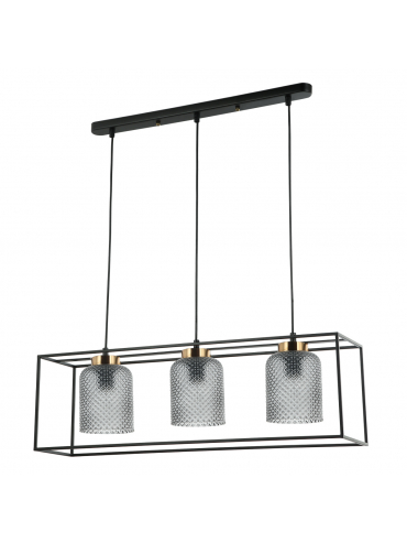 Lampa wisząca Sinella PND-23231-3-BK+SG