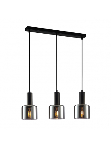 Lampa wisząca Santia PND-65342-3-BK+SG