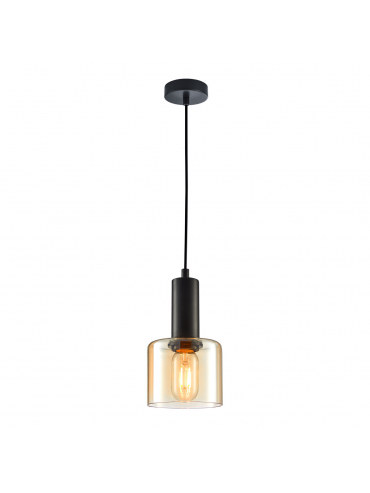 Lampa wisząca Santia PND-65342-1-BK+AMB