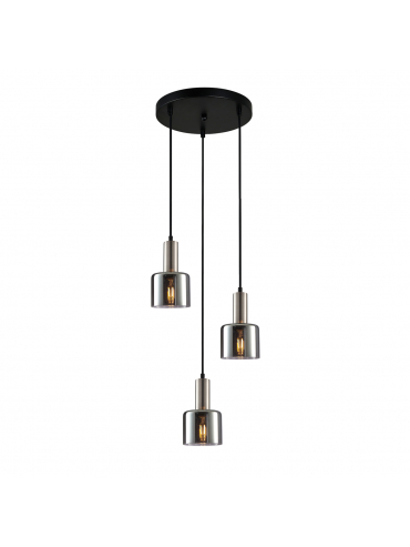 Lampa wisząca Santia PND-65342-3A-SC+SG