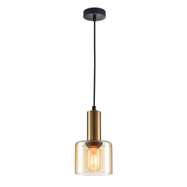 Lampa wisząca Santia PND-65342-1-BRO+AMB