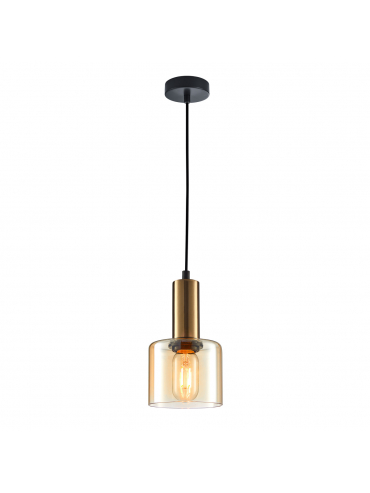 Lampa wisząca Santia PND-65342-1-BRO+AMB