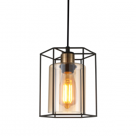 Lampa wisząca Kalula PND-78901-1-BK+AMB