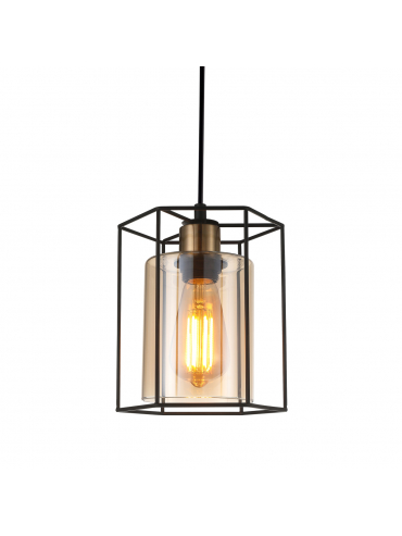 Lampa wisząca Kalula PND-78901-1-BK+AMB