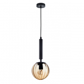 Lampa wisząca Ravena PND-2324-1 BK+AMB