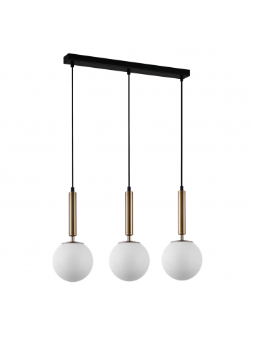 Lampa wisząca Ravena PND-2324-3L GD+OPA