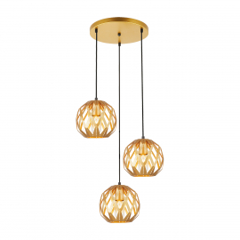 Lampa wisząca Hilo PND-22341-3SA-GD