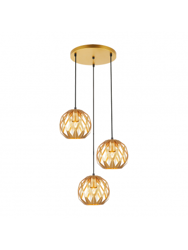 Lampa wisząca Hilo PND-22341-3SA-GD