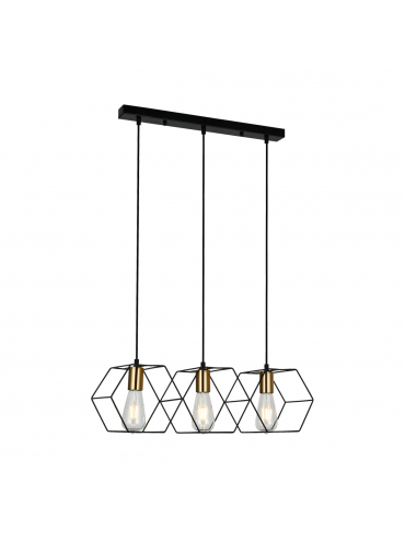 Lampa wisząca Aina PND-74889-3-BK