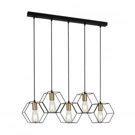 Lampa wisząca Aina PND-74889-5-BK