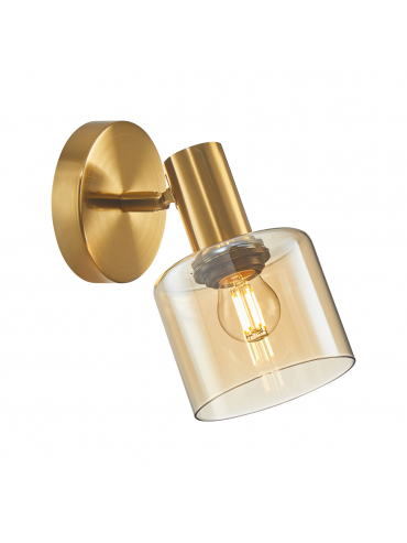 Kinkiet Santia WL-65342-1 BRO+AMBER