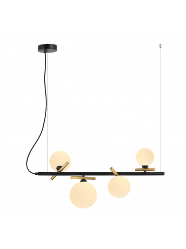Lampa wisząca Reverso PND-5622-4-BK-W