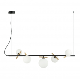 Lampa wisząca Reverso PND-5622-5-BK-W