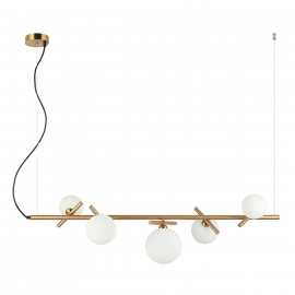 Lampa wisząca Reverso PND-5622-5-BRO-W