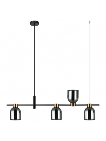Lampa wisząca Servio PND-66892-4-BK-SG