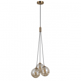 Lampa wisząca Perlos PND-54456-3-HB-AMB