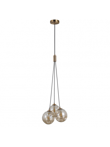 Lampa wisząca Perlos PND-54456-3-HB-AMB
