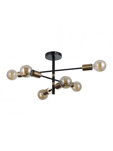 Lampa wisząca Piansi PND-4025-6-BL-HBR