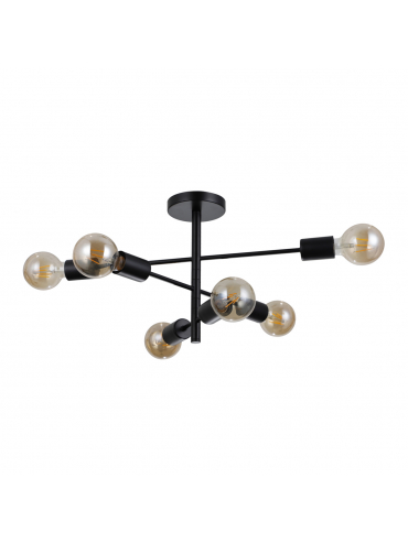 Lampa wisząca Piansi PND-4025-6-BL
