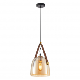 Lampa wisząca Solta PND-24342-1-BK-AMB