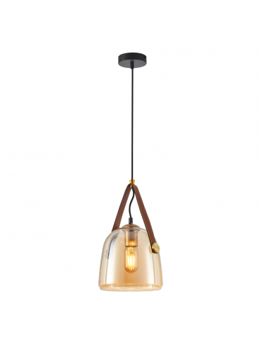 Lampa wisząca Solta PND-24342-1-BK-AMB