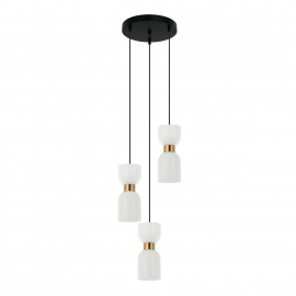 Lampa wisząca Monza PND-57602-3-BK+BRO
