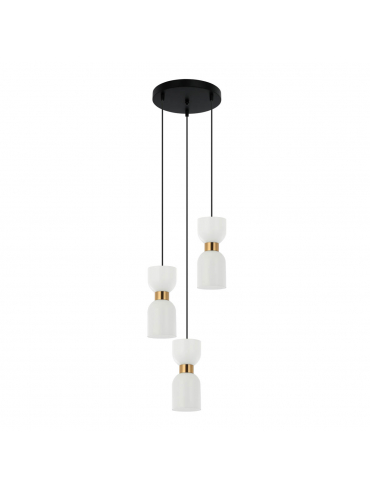 Lampa wisząca Monza PND-57602-3-BK+BRO