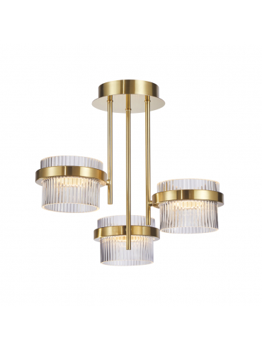 Lampa sufitowa Tiara PND-77362-3-24W-GD